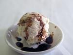 American Parmigianoreggiano Ice Cream With Balsamic Vinegar Dessert