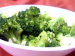 American Broccoli With Lemon Garlic Almond Butter Appetizer
