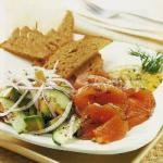 American Gravlax with Ginger Appetizer