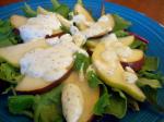 Australian Pearandspinach Salad With Goat Cheese Vinaigrette Appetizer