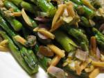 American Steamed Asparagus With Almond Butter Appetizer