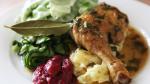 Potroast Chicken with Sides grydestegt Kylling Med Persille recipe