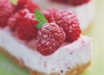 British Raspberry Cheesecake Bars 1 Dessert