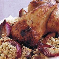 Equatorial Guinea Oriental Guinea Fowl with Saffron Couscous Appetizer