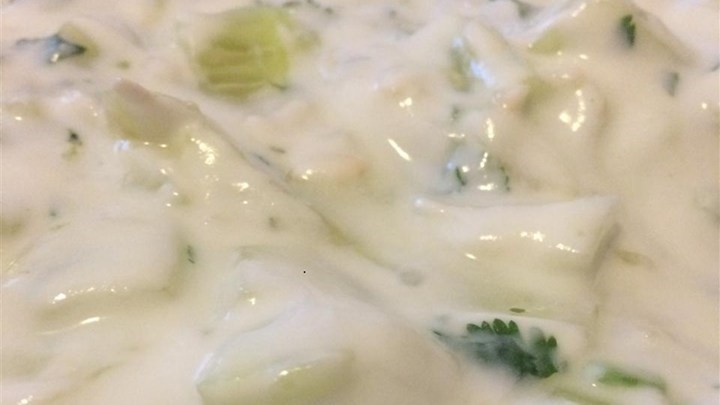 Indian Cucumbercilantro Raita yogurt Recipe Appetizer