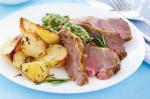 American Baked Lamb With Mint And Almond Pesto Recipe Appetizer