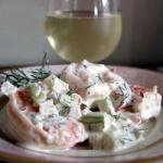 Russian Dill and Shrimp Salad Recipe Appetizer