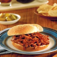 British Pulled Pork with Cola Barbecue Sauce BBQ Grill
