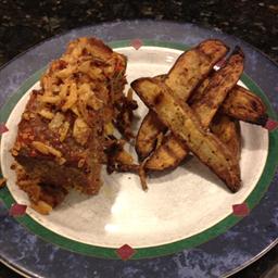 French Bacon Cheeseburger Meatloaf 1 Dinner