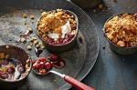 American Cherry And Almond Crumble Recipe Appetizer