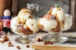 American Hot Ginger And Caramel Sundae With Crumb Trail Recipe Dessert