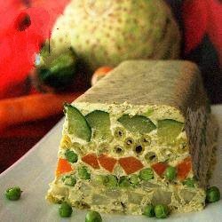 American Terrine of Vegetables in the Fragrance of Sorrel Appetizer