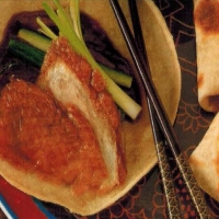 Chinese Peking Duck With Mandarin Pancakes Appetizer