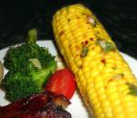 American Boiled Corn on the Cob With Spicy Butter Appetizer