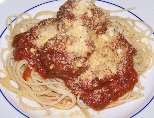 American My Favorite Meatballs and Sauce Dinner