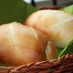 French French White Bread Rolls Appetizer