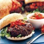 Chilean Mediterranean Burgers with Spicy Sauce of Tomatoes Appetizer