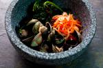 British Bibimbap With Clams Kale Daikon and Carrots Recipe Dinner