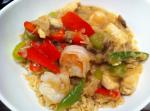 American Chicken And Shrimp Vegetable Stir Fry En Dinner