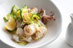 Italian Squid With Zucchini Almonds And Lemon Recipe Appetizer