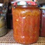 American Leczo in Jars Appetizer