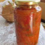 Salad with Tomatoes Peppers and Onions recipe