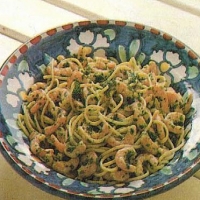 Italian Tagliolini with Baby Shrimp Dinner