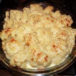 American Gratin of Cauliflower and Bechamel Appetizer