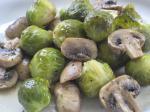 Australian Savory Brussels Sprouts and Mushrooms Appetizer