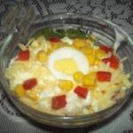 American Salad with Tuna and Maize Appetizer