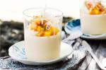 American Passionfruit Puddings With Tropical Fruit And Crispy Vermicelli Recipe Dinner