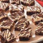 American Tuxedo Frosted Brownies Dessert