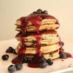 Blueberry Flapjacks  Recipe by Annette Sym recipe