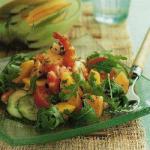 Canadian Salad of Prawns Mango and Melon in Mint Sauce Appetizer