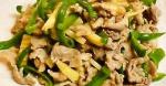 American Shredded Pork with Green Bell Peppers and Bamboo Shoots 1 Dinner