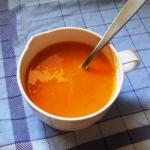 British Root Soup with Orange Juice Appetizer