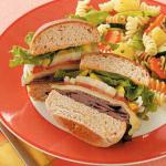 American Toasted Zippy Beef Sandwiches Appetizer