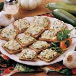 American Toasted Zucchini Snacks 1 Appetizer