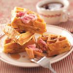 American Toasty Pumpkin Waffles Dessert