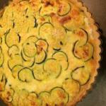 American Quiche Courgette and Gruyere Cheese Appetizer
