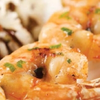 Russian Grilled Prawns Dinner
