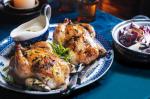 American Roast Chicken With Tarragon and Mustard Cream Recipe Dinner