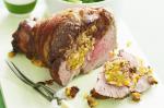 British Roast Lamb With Pistachio Stuffing Recipe Appetizer