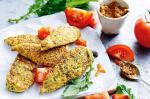 British Chicken Quinoa Schnitzels With Sundried Tomato Pesto Recipe Dinner