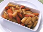 American Means Roasted Parsnips  Carrots Dinner