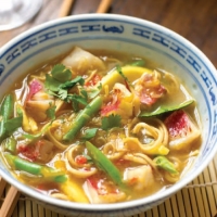 American Mango and Snapper Broth Soup