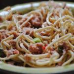 American Fast Cold Noodle Salad with Tuna Appetizer