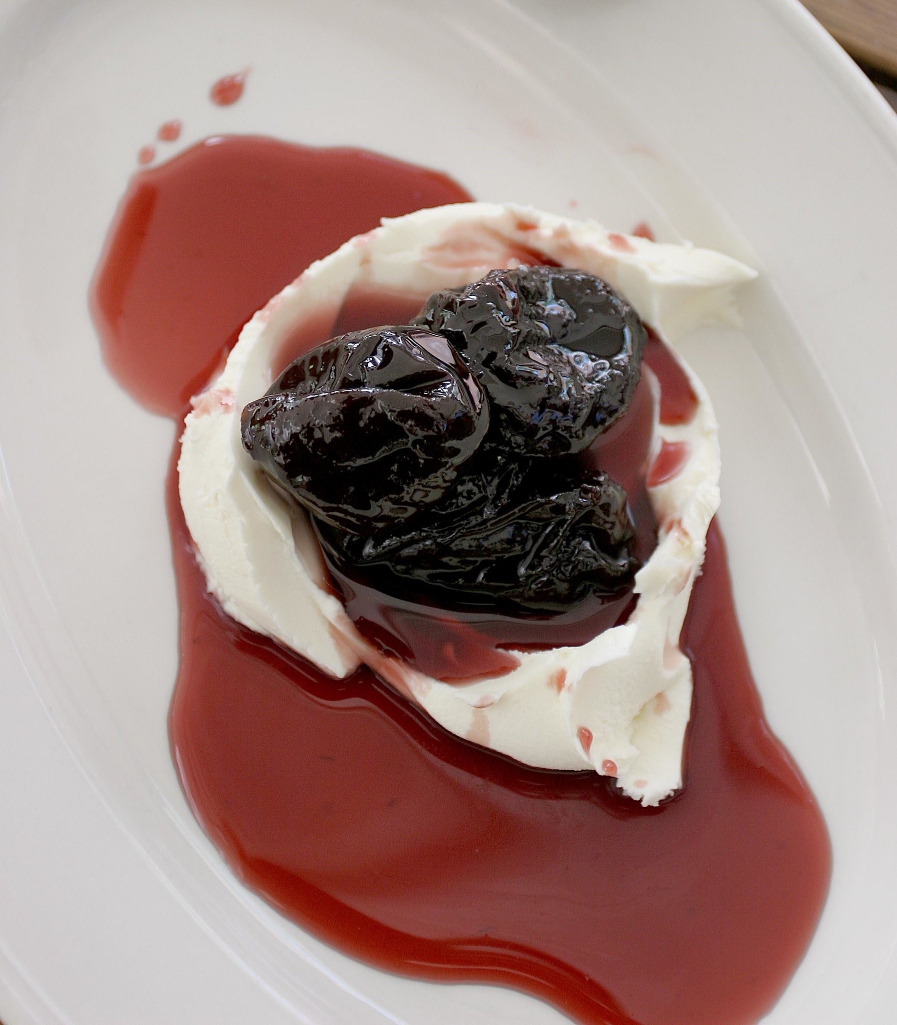 Canadian Winestewed Prunes and Mascarpone Recipe Dessert