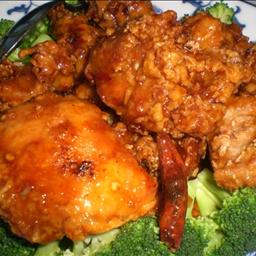 Chinese General Tsos Spicy Hot Chicken Dinner