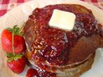 American Buttermilk Buckwheat Pancakes With Summer Fruit Syrup Breakfast